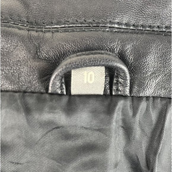 Laura Leigh Ltd. Leather Jacket Double Breasted - Picture 9 of 9